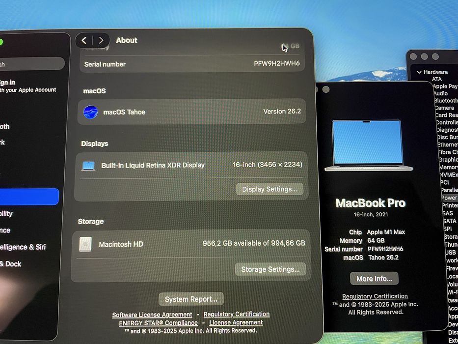 MacBook 16’ Pro MAX, 64 Gb Ram, 1 TB Snagov • OLX.ro
