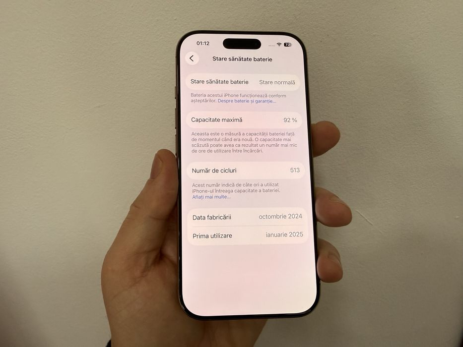 Iphone 16 Pro, 128 gb, Desert Titanium, cu bypass