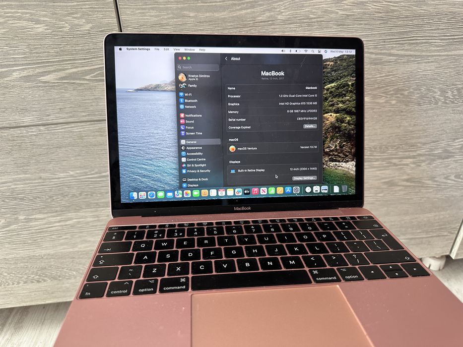 Macbook 12” 2017/512GB/8GB/i5