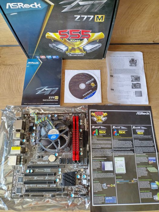 Asrock z77m + Intel I7 3770 + RAM KINGSTON HyperX 16Gb