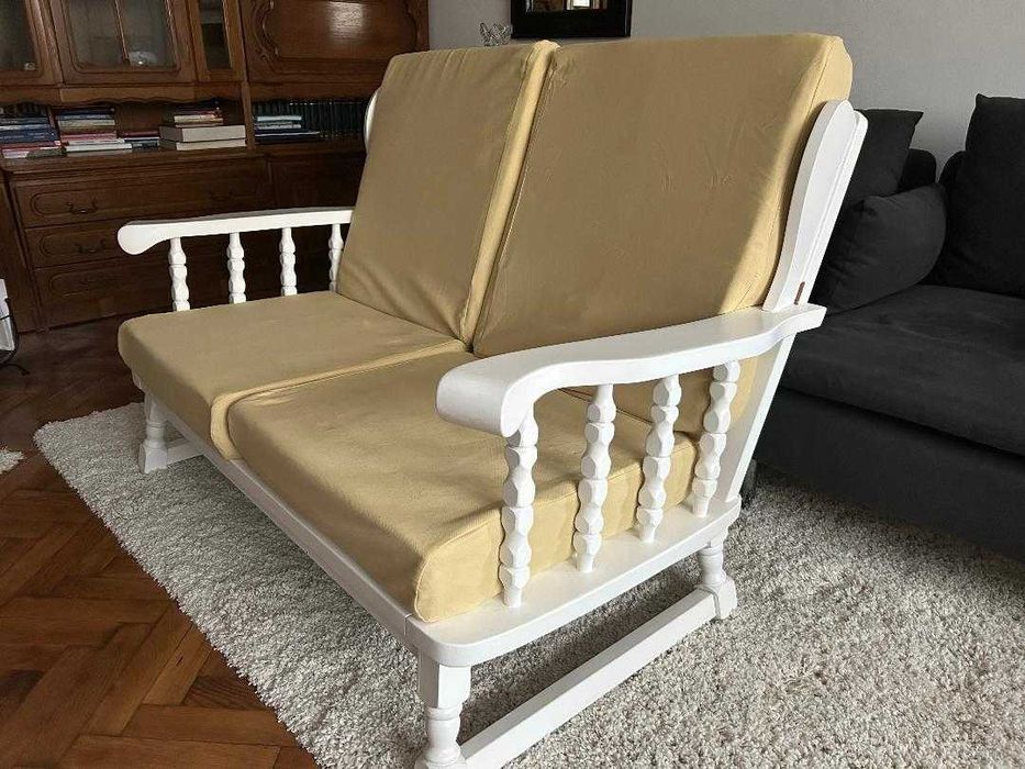 vand canapea din lemn de cires