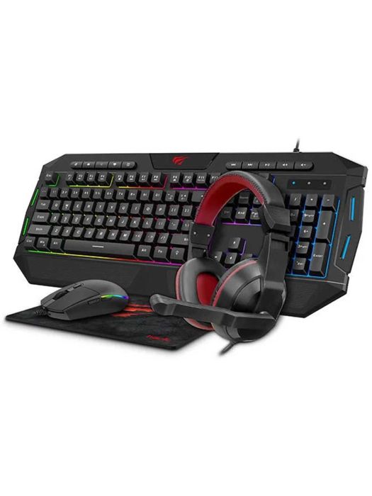 Havit KB501CM Gaming to‘plam: klaviatura, sichqoncha,quloqchin...