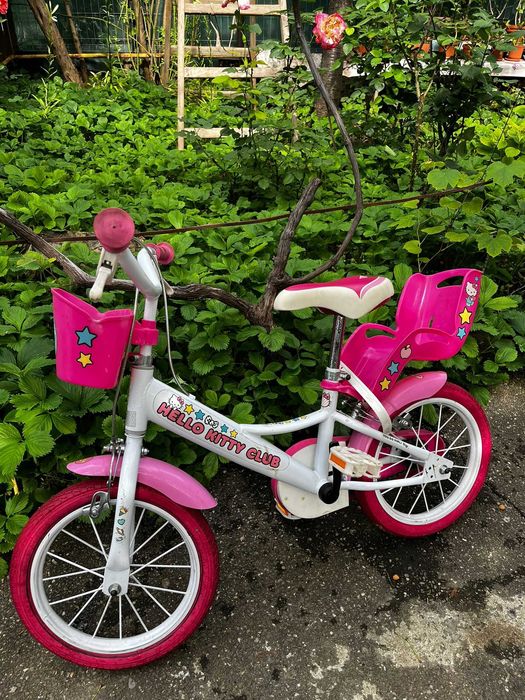 Bicicleta copii Dino Bikes 14'', Hello Kitty
