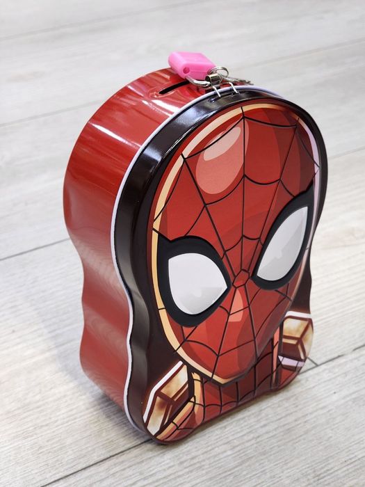 Копилка детская для монет металлическая