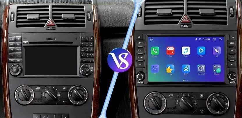 Мултимедия 8″ Android 14 за MERCEDES A B R Vito Viano W639 SPRINTER