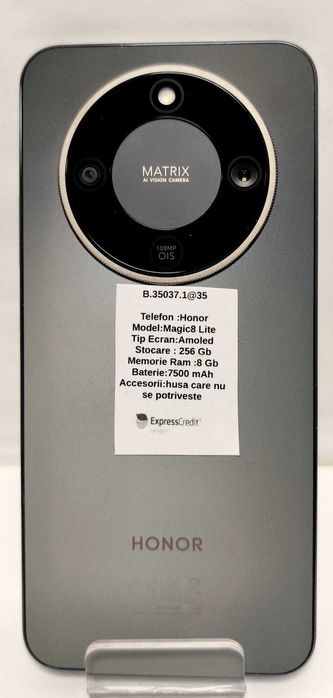 (AG35 B.35037) Telefon Honor Magic8 Lite -1100 Lei Garantie 2 Ani !