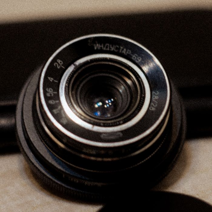 Объектив "блинчик" Индустар-69 28мм f/2.8