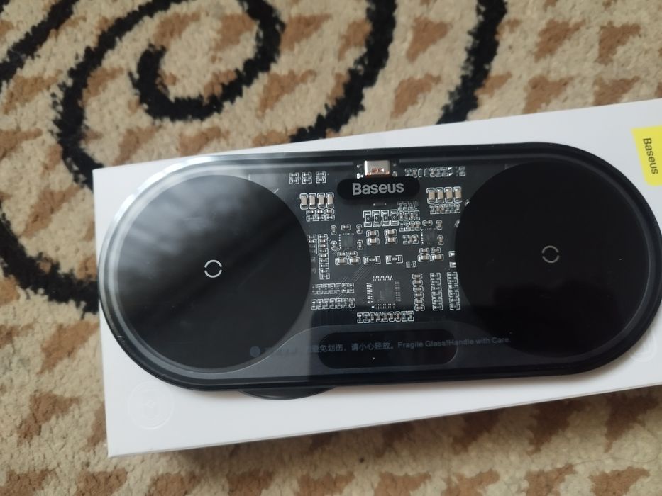 Digital led Display 2in1 Wireless Charger