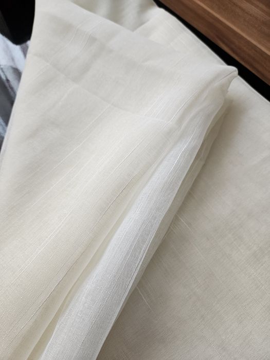 Плат за тънко перде цвят шампанско височина 120 широко 350