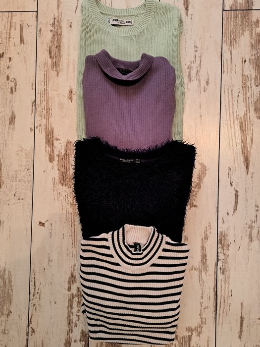 ПРОМО! Различни видове дамски пуловери и блузи с дълъг ръкав кроп топ