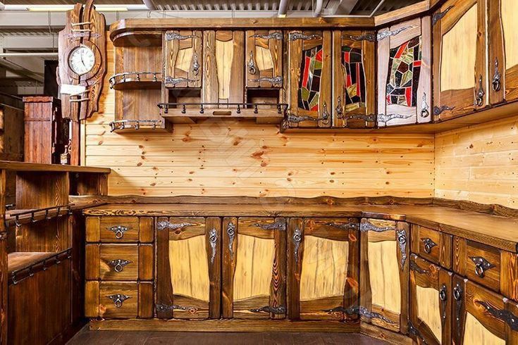 Кухни из дерева по заказ