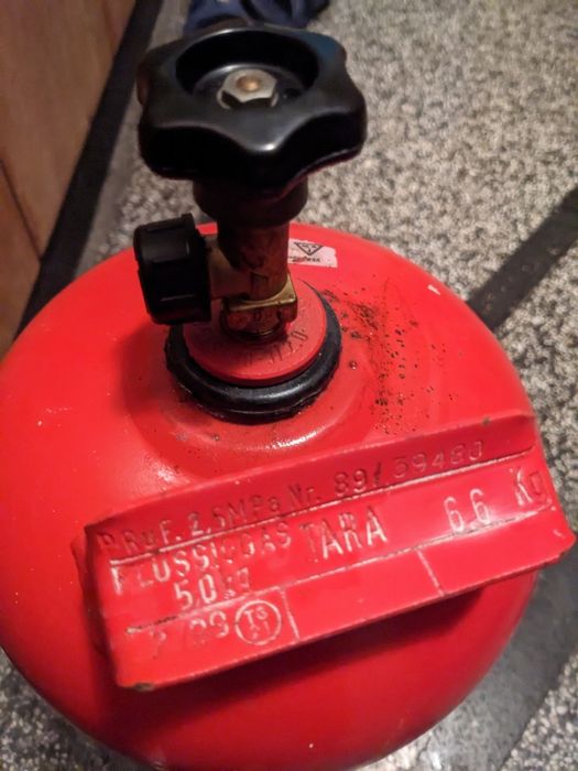 Газов котлон тройка ГДР + газова бутилка