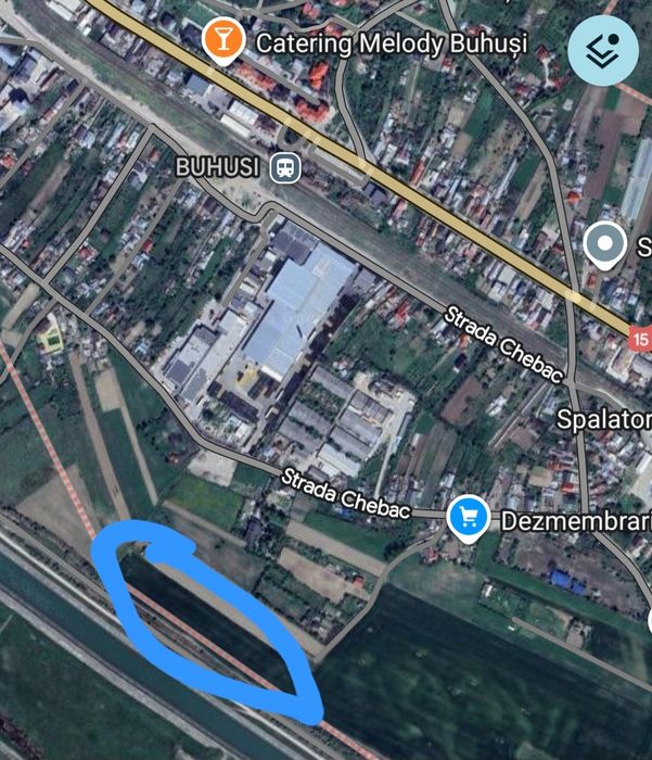 Teren 4400 mp buhusi str Chebac