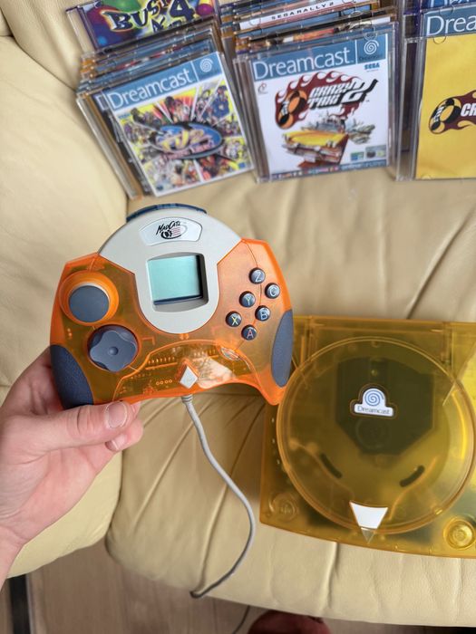 SEGA Dreamcast Crystal Orange