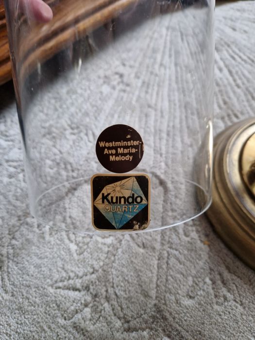 Ceas cupola plastic West Germany kundo quartz westminster ave maria me