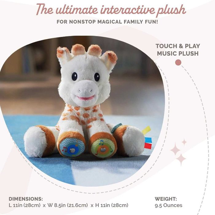 Sophie la girafe Touch & Play Music – Интерактивна музикална плюшена играчка