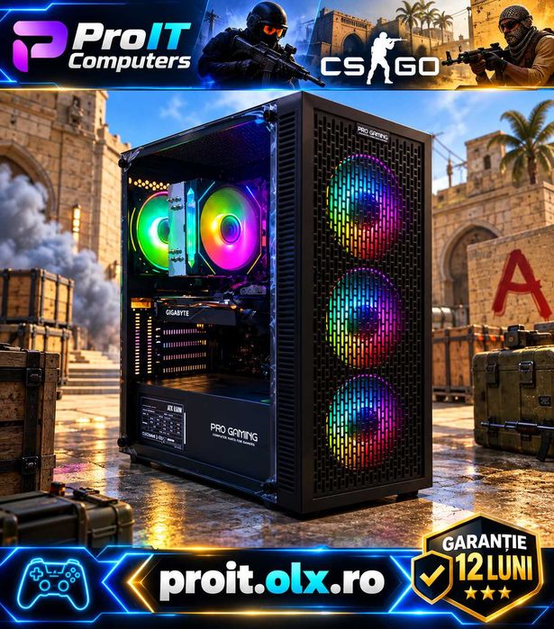 PC Gaming Ryzen 5500, 32GB DDR4, GTX 1660TI 6GB DDR5, SSD 512, 1TB