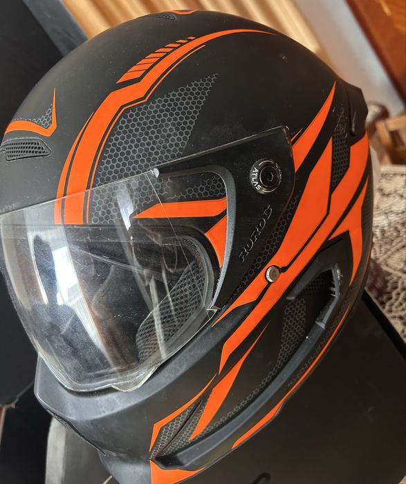 Cască moto Ruroc atlas riot ember