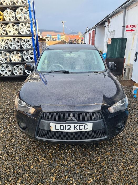 Oglinda stanga Mitsubishi Outlander Facelift 2009 - 2012 4 Usi NEGRU (803) Fara rabatare