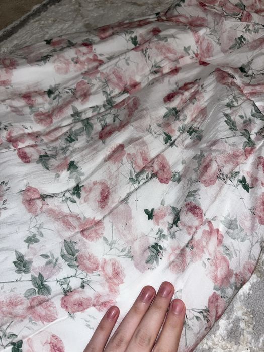 Платье с цветочкам