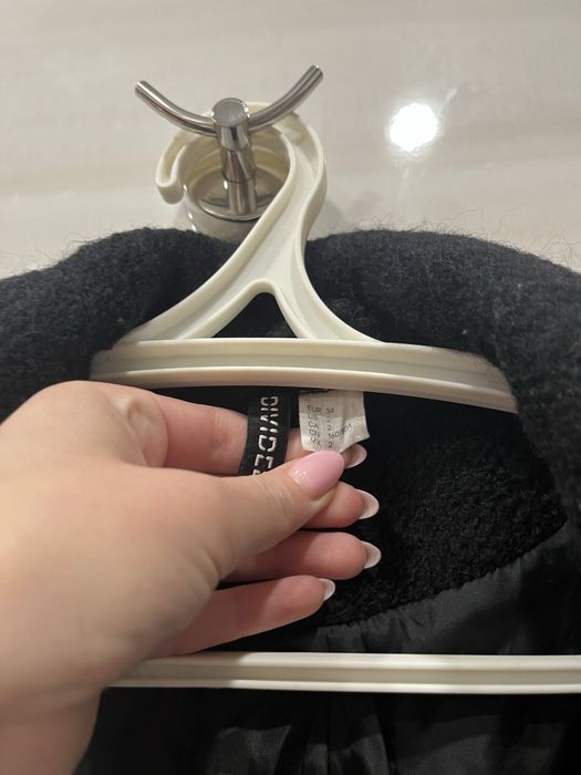 Черно дамско палто