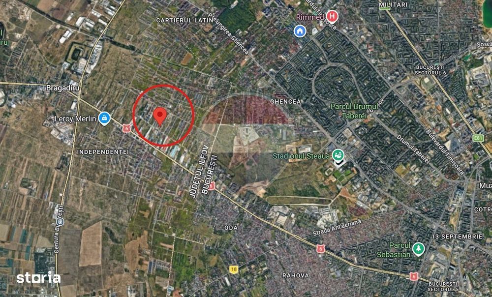 Teren intravilan 448 mp Bragadiru strada Diamantului