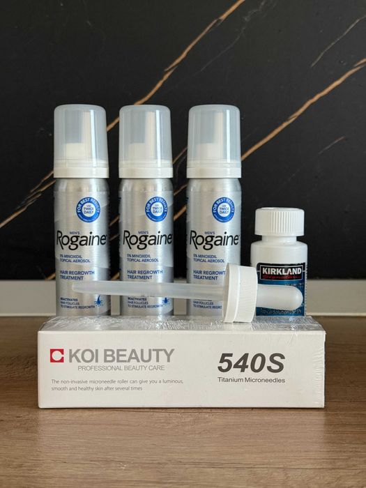 Set premium Minoxidil 4 luni