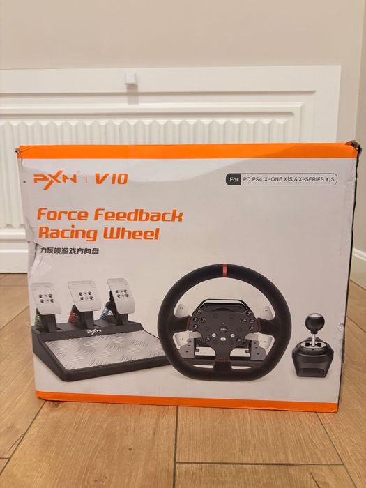 PXN V10 Игровой руль с отдачей,СРОЧНО