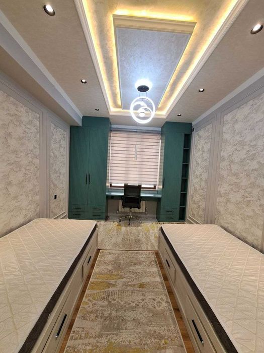 4 xonali shinam kvartira 118 m² 3 qavatda, barcha jixozlari bilan