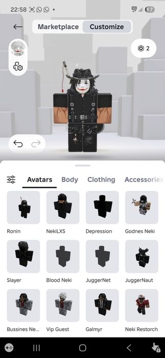 Продам ценный аккаунт в Roblox!