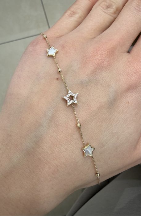 Bratara aur 14 k cu stelute