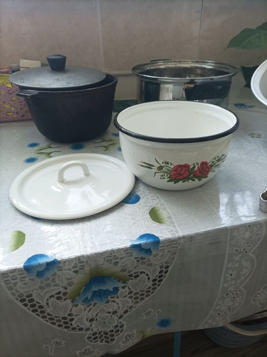 Кастрюли казан 2л дуршлаг
