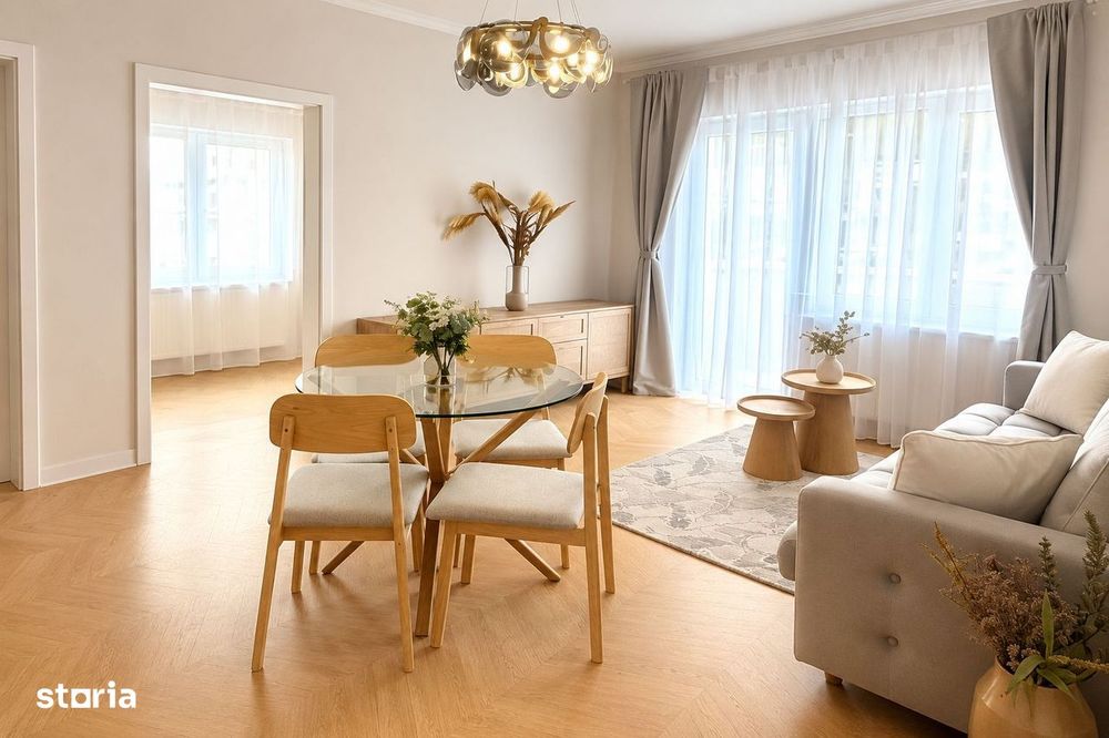 Apartament 2 camere 44 mp, mobilat, et 2, parcare, Floresti Terra