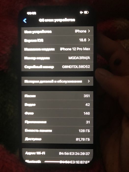 Iphone 12 pro max на 128