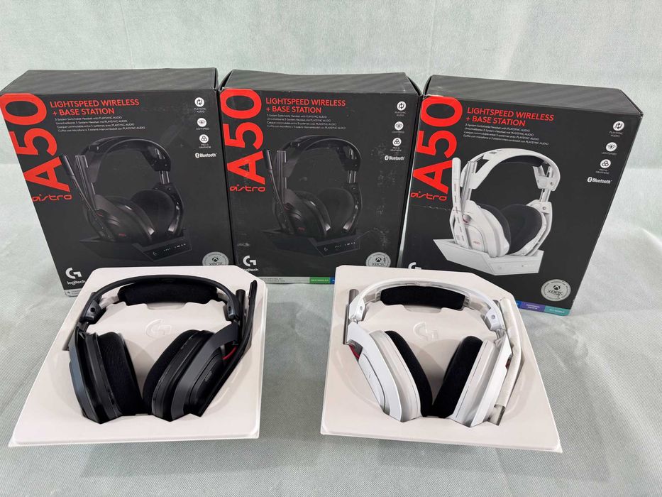 Слушалки - Logitech Astro A50 Wireless + Base Station (939-002224) Gen 5