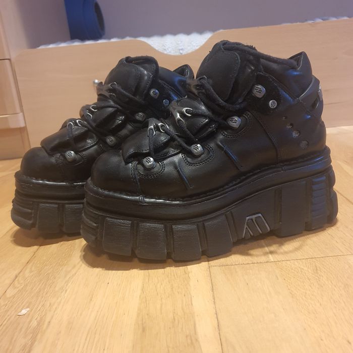 pantofi originali New Rock, piele naturala