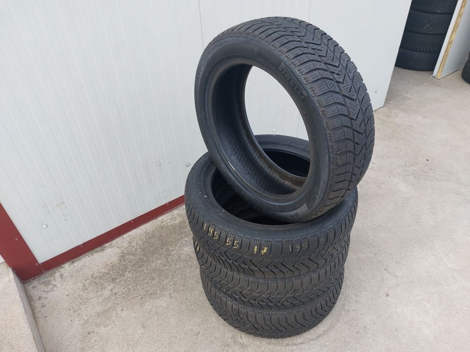 125 lei bucata! Set anvelope M+S 195 55 17 Pirelli