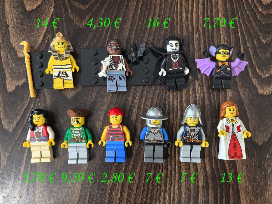 LEGO минифигурки рицари пирати нинджаго космос колекционерски стар уорс уестърн фортнайт властелинът на пръстените други