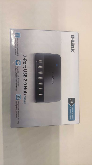 Vand hub D-Link, 7 porturi USB