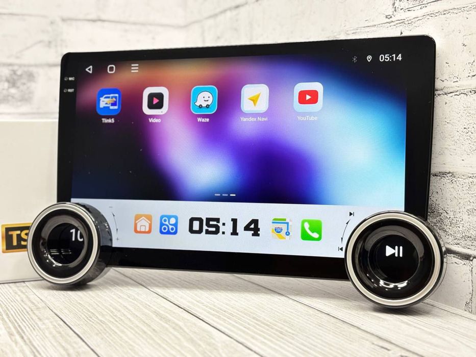 Магнитола для любое авто андроид 13 с рамкой WiFi