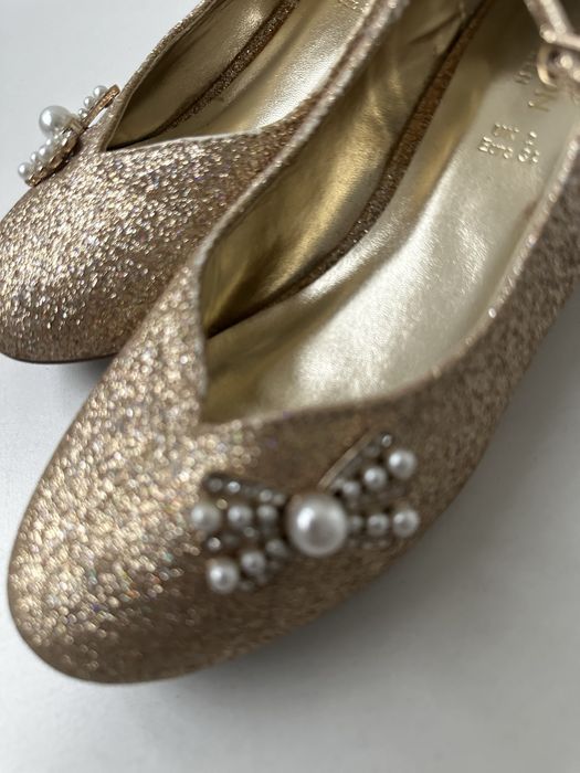 Туфельки для девочки MONSOON, размер 33–34