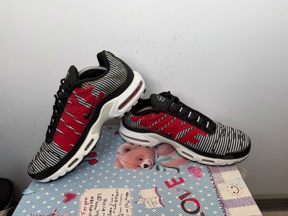 Nike Air Max Plus Striped Black White''оригинални маратонки 45 номер