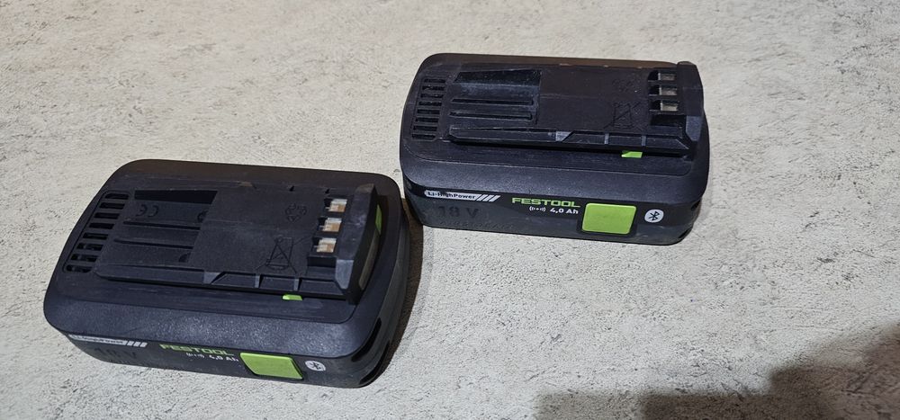 Baterie 4 si 5 amperi 18v festool
