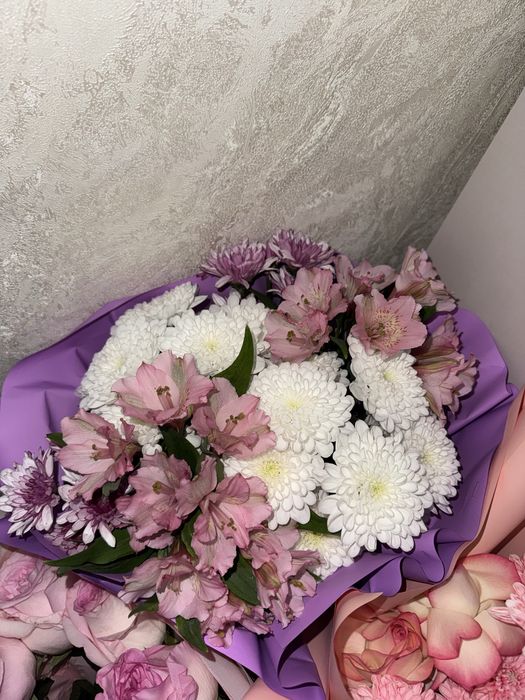 свежие букеты 5к 3к 2к