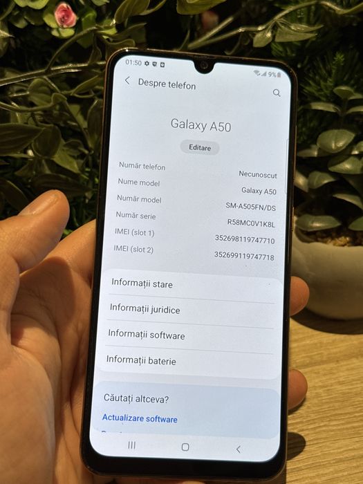 Samsung  A50 portocaliu si alb 128gb ‼️Garantie‼️