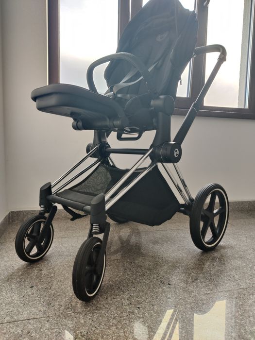 Carucior Cybex Priam 4 Platinum – Chrome + negru