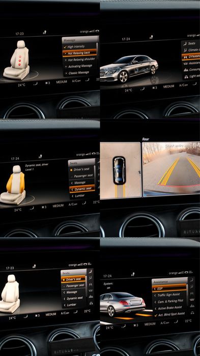 Mercedes Benz E-Klasse 350d PACHET AMG Burmester, perne aer