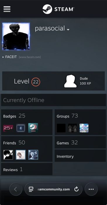 Фейсит Faceit 2841 эло + Прайм в кс2