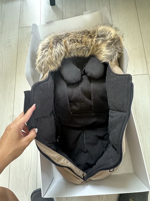 Footmuff зимно бебешко чувалче ANEX цвят кафяв, без забележка