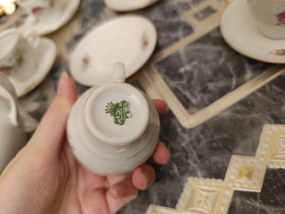 Немецкий кофейный сервиз,старинный,1980